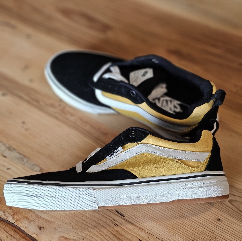 Vans Kyle Walker Pro, black and yellow, US Men's 6.5